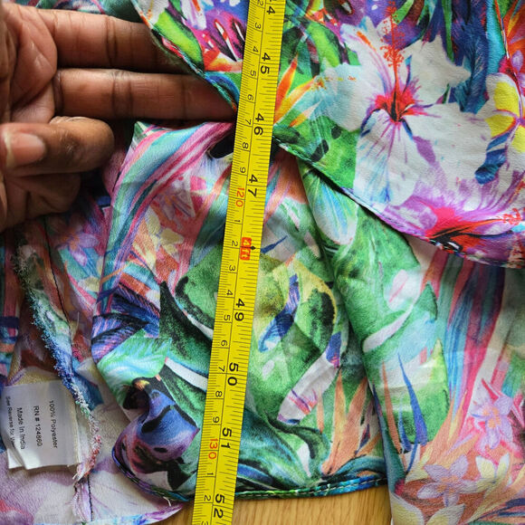 Dia Collection Embellished Tropical Halter Dress  XS/S Boho Handkerchief Fairy - Picture 10 of 10